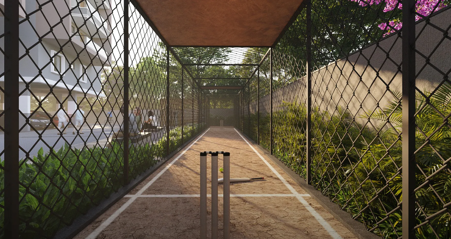 Cricket Practice Net at Namo Origin